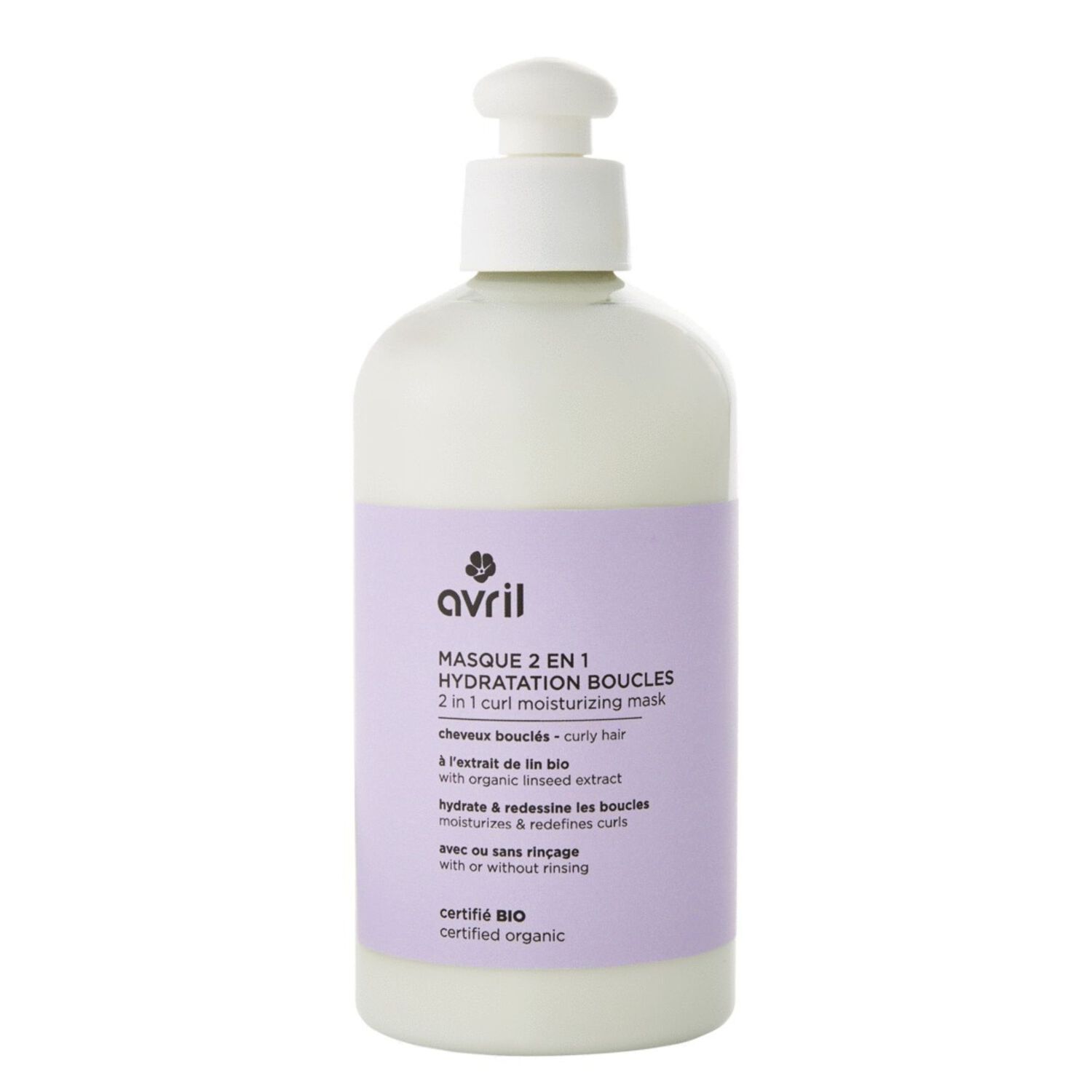Masque 2 en 1 - Hydratation Boucles Certifié Bio 300ml