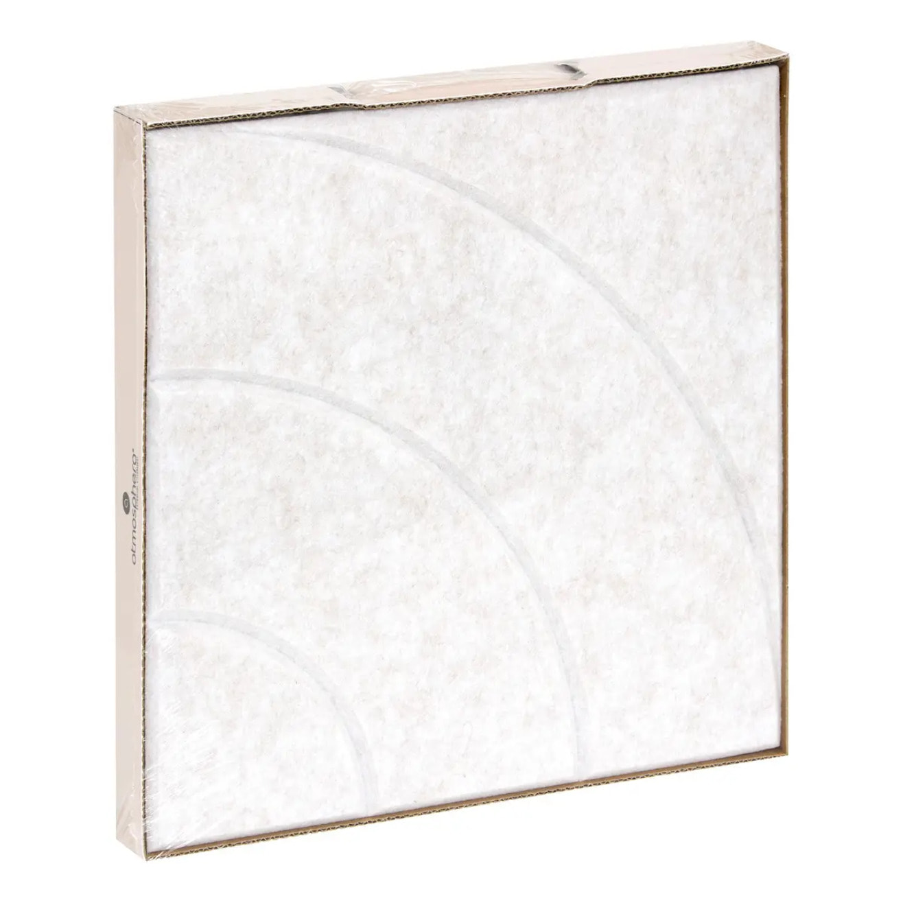 Lot de 4 panneaux décoratifs Feutrine gris 30x30cm