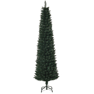 árbol de Navidad Artificial Altura 180 cm Ignífugo con 380 Ramas Hojas de PVC