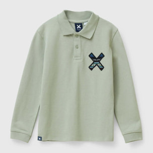 POLO MANGA LARGA KIDS CLASSIC SAGE
