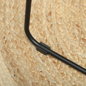 Espejo de Pie Cuerpo Entero Arqueado, 150x50 cm, Espejo de Cuerpo Entero, Independiente, Apoyado y de Pared, Sin Marco, para Dormitorio, Salón, Negro