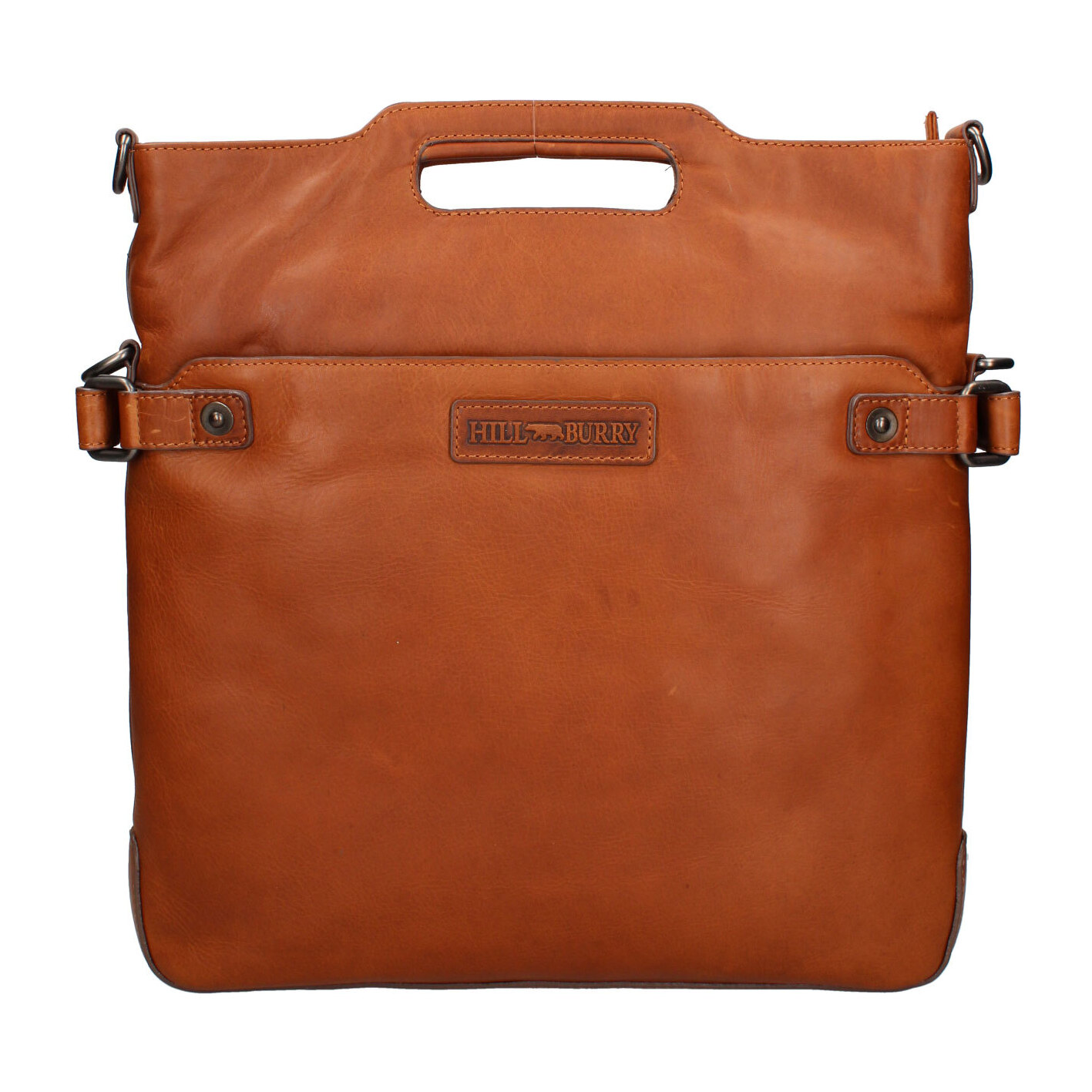 Borsa a tracolla  da uomo In Vera pelle Made in Italy 34x38x3 cm