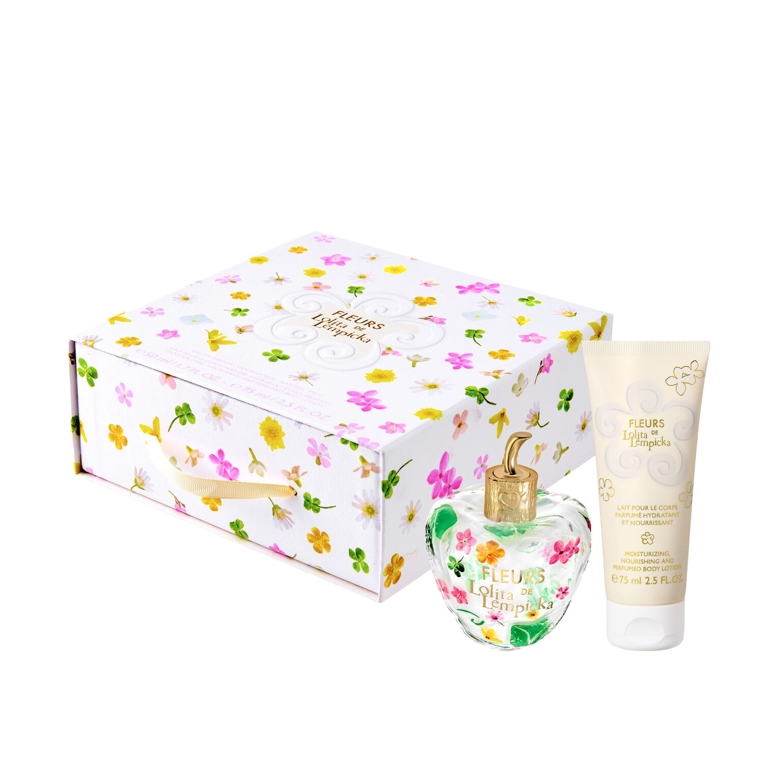 Fleurs - Coffret Eau de Parfum 50 ml + Lait Corps Parfumé 75 ml