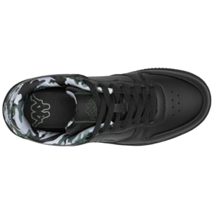 Kappa - Sneakers Uomo Donna Nero - Logo Maserta Camo