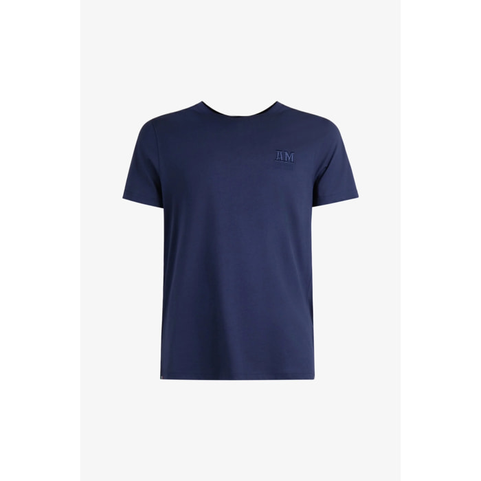 T-shirt Esercito blu in cotone uomo