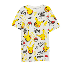 T-shirt oversize stampa Pikachu