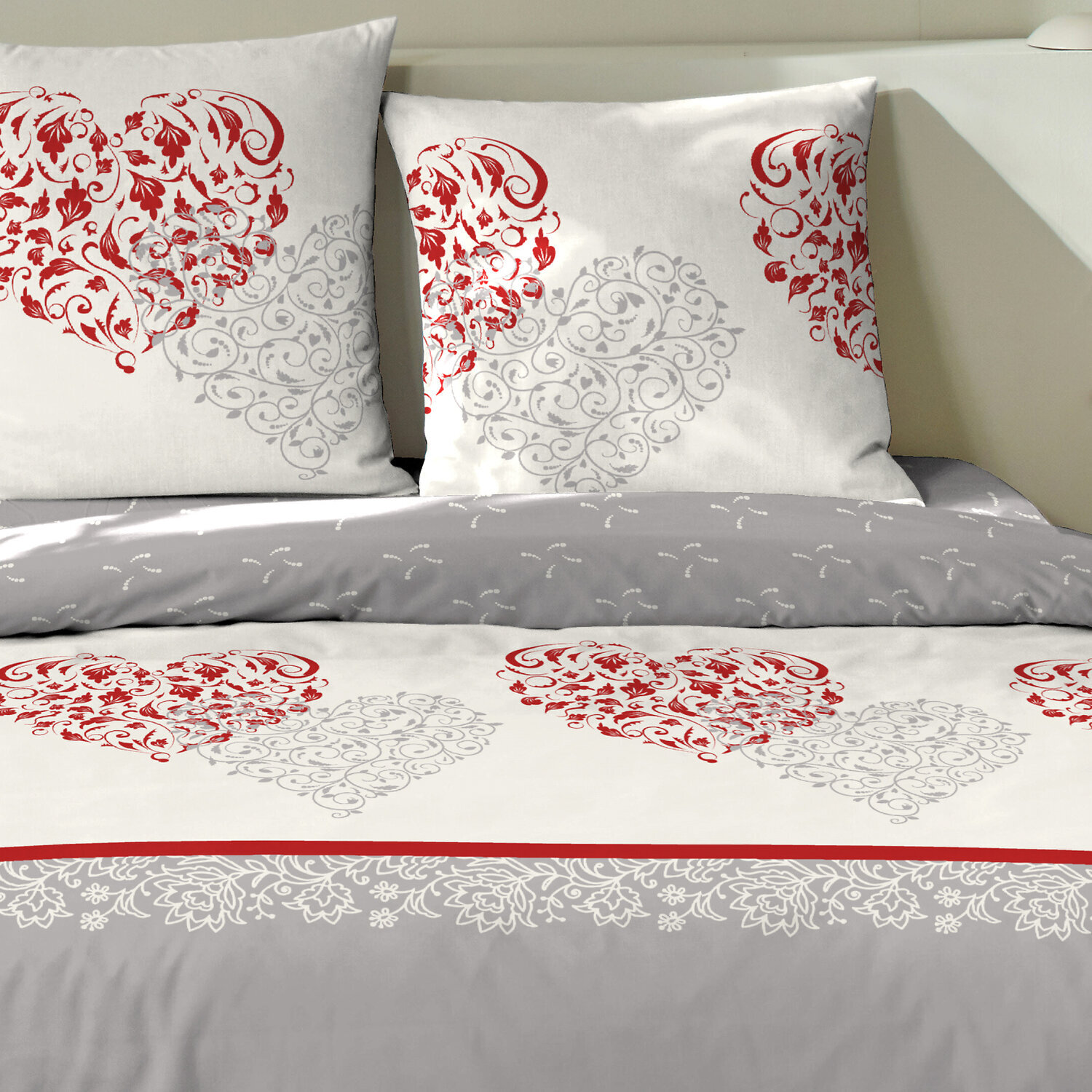 Parure housse de couette flanelle multicolore