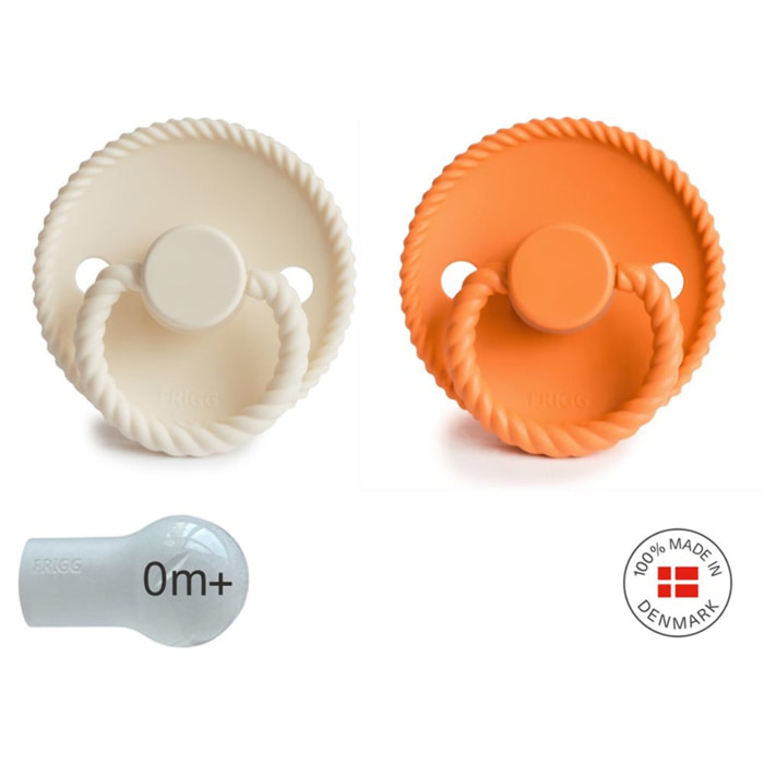 Frigg Pack 2 Chupetes Block Silicona Rope