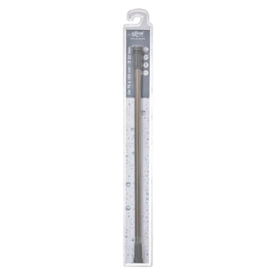 Barre de douche extensible 70x120cm inox