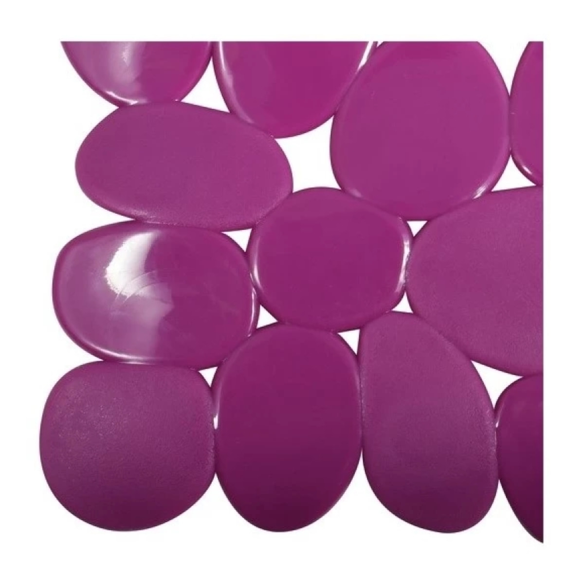 Tapis Fond de douche PVC GALETS 53x53cm Violet MSV