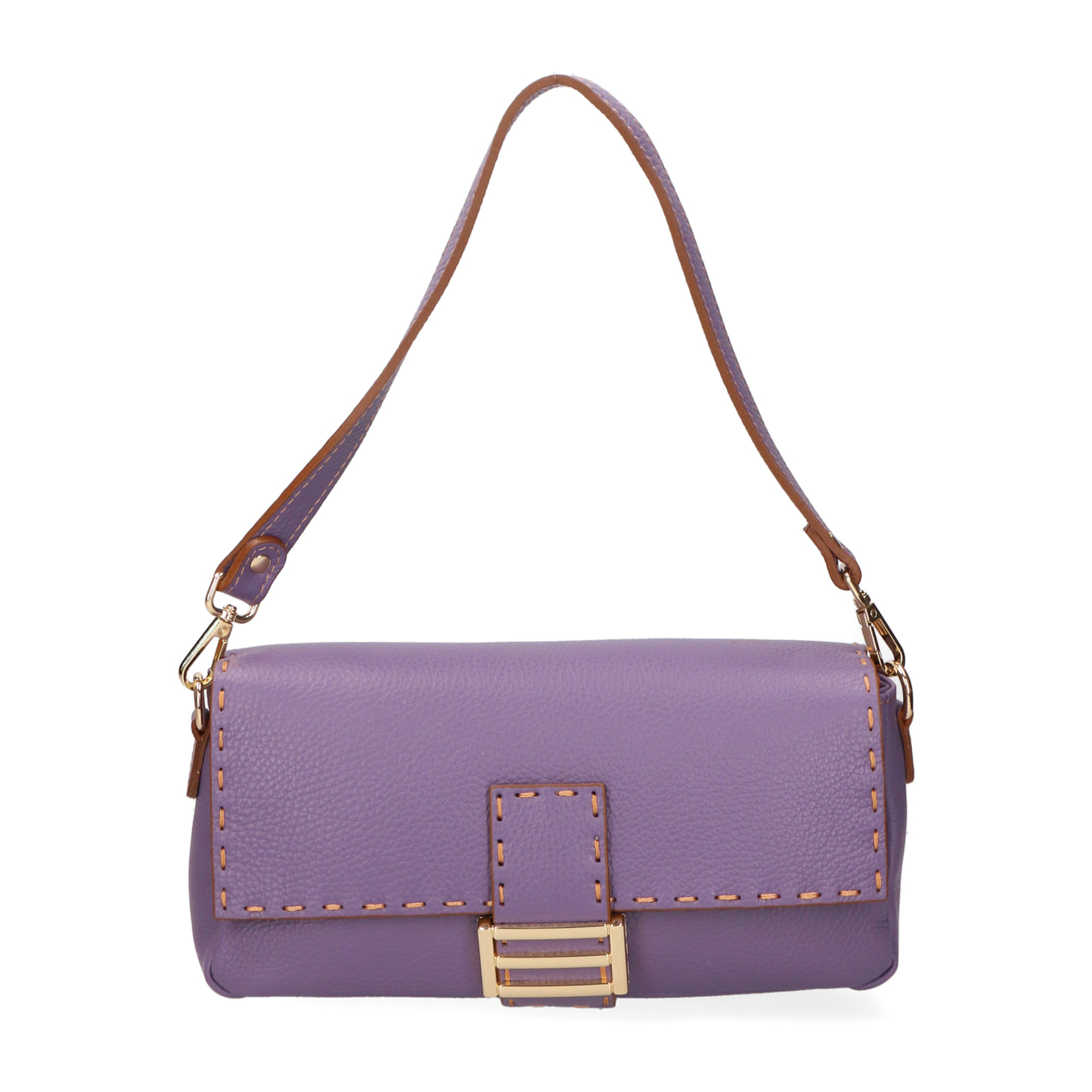 Borsa a spalla da Donna Wally in Vera Pelle Made in Italy 29x13x9 cm