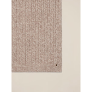 Oltre - Sciarpa lunga lavorata a trecce - Rosa