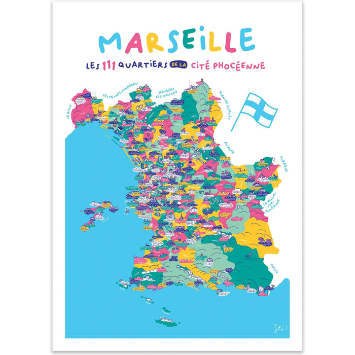 Affiche - Marseille - Sté!