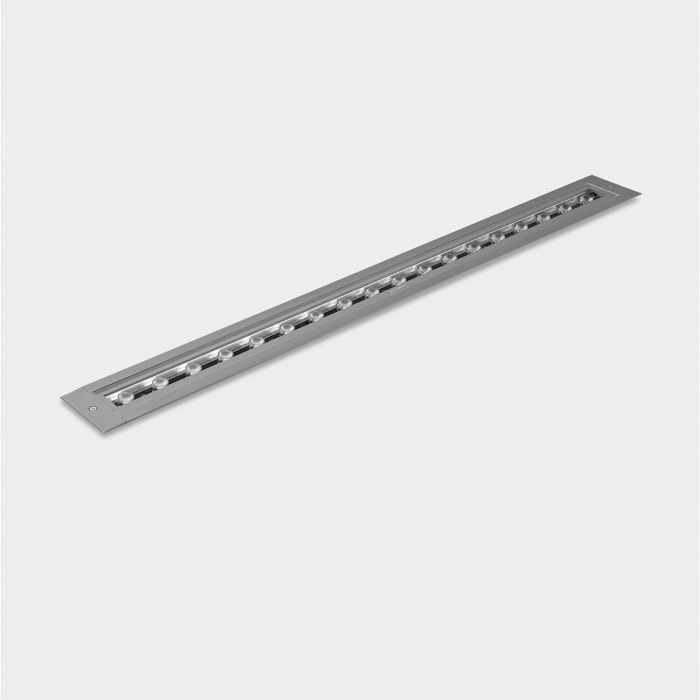 LEDS C4 Sistema Lineal IP66-IP67 Convert Recessed DMX LED 50 RGBW DMX Gris para Interior de Techo en Oficina, Sala de Conferencias, Comercio