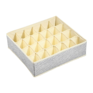 Caja plegable 32x32x12cm en color Gris