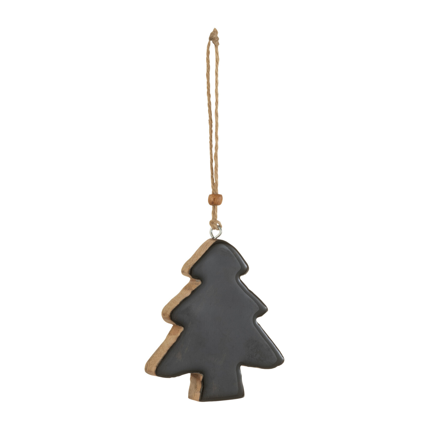 J-Line suspension Sapin de Noël - bois - noir - small - 4 pcs