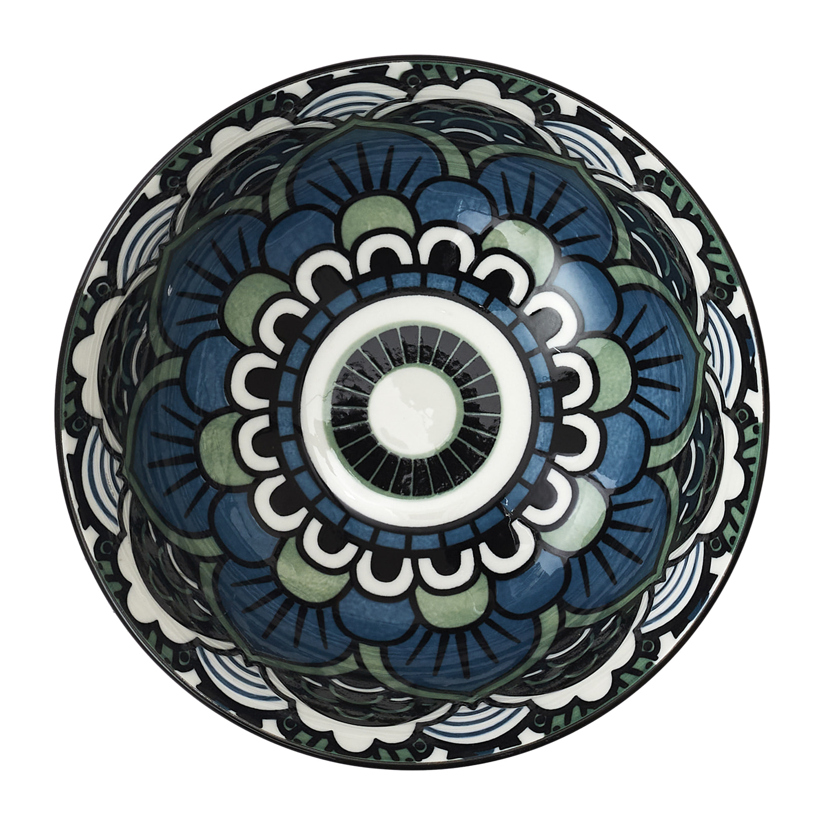 Coupelle - HOME DECO FACTORY - Mandala - Bleu - D12cm