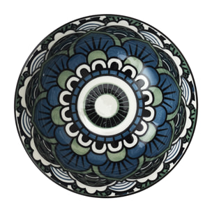 Coupelle - HOME DECO FACTORY - Mandala - Bleu - D12cm