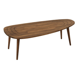 Table basse bois foncé NINA