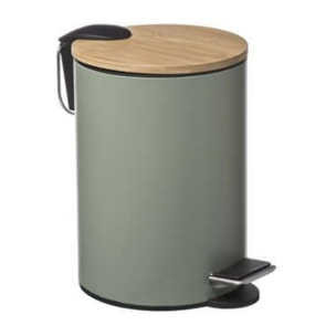 Papelera de cierre suave Trio Khaki 3 l