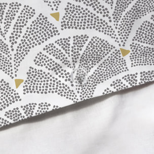 Parure de lit imprimée 100% coton, RÊVE DÉCO