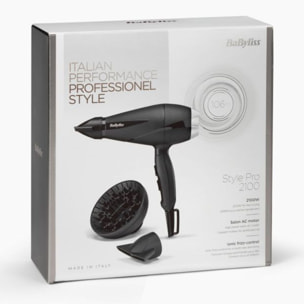 Sèche cheveux professionnel BABYLISS Turbo Pro 2100 6710DE