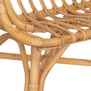Banc enfant - rotin - 79x61 cm