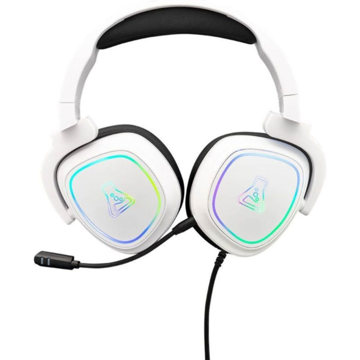 Casque gamer THE G-LAB KORP RADIUM BLANC