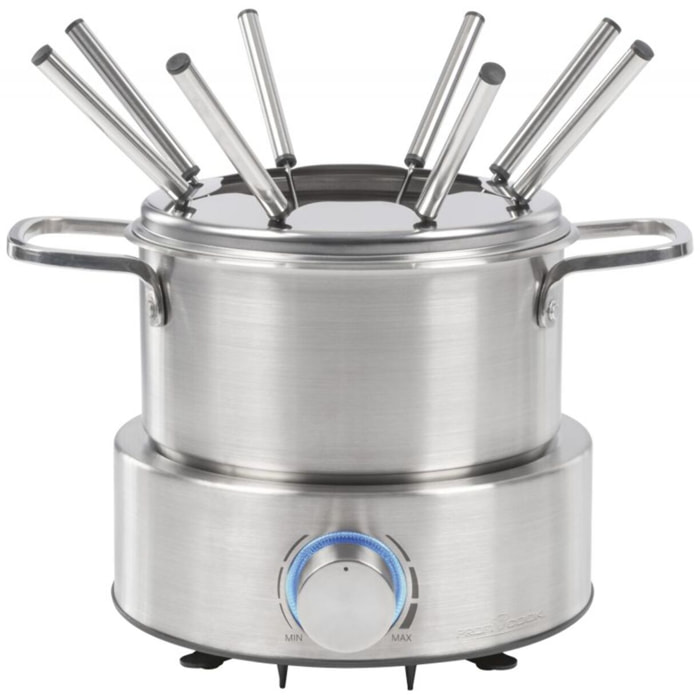 Fondue électrique 8 personnes Acier inoxydable Proficook PC-FD1288-Inox