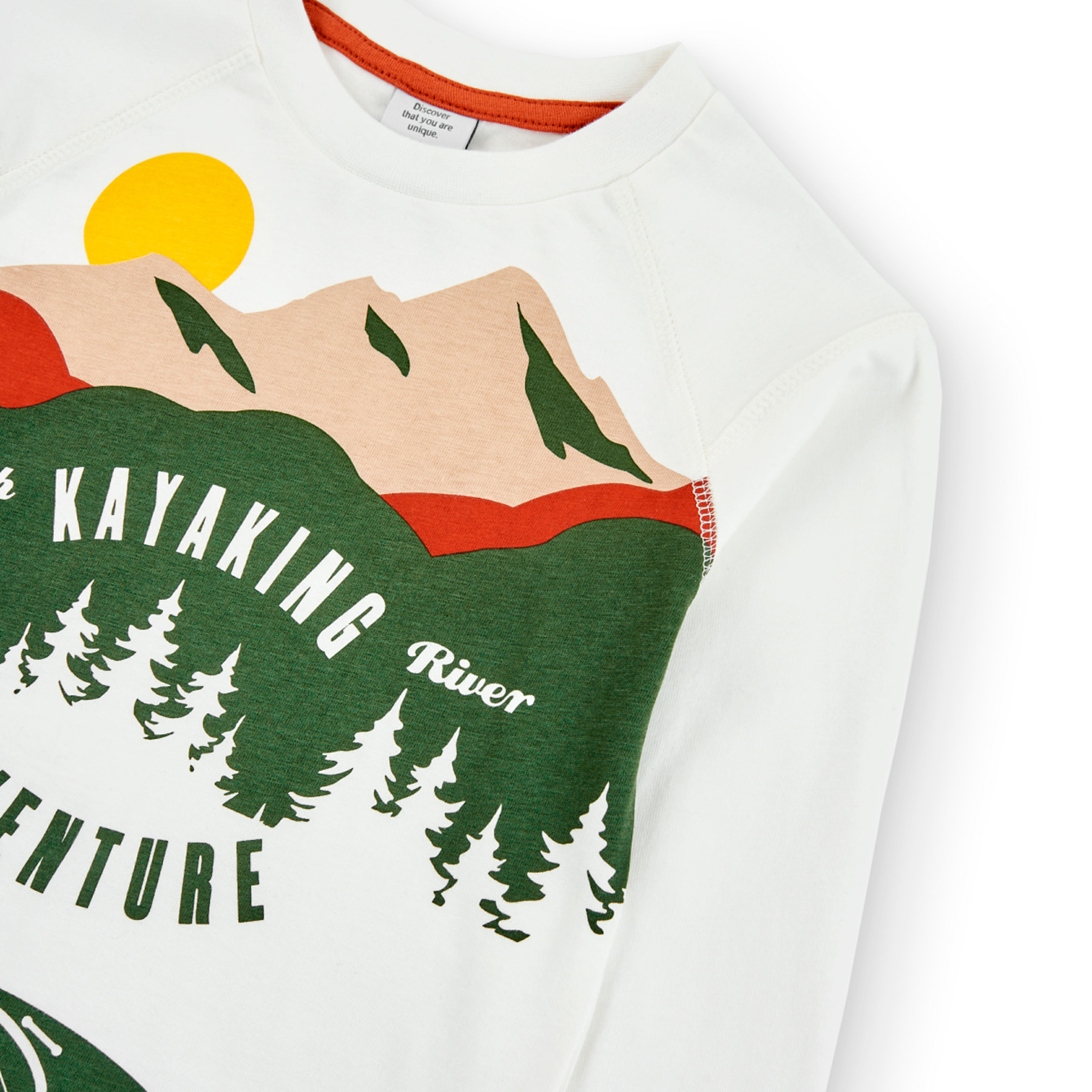 Camiseta punto " adventure" de niño