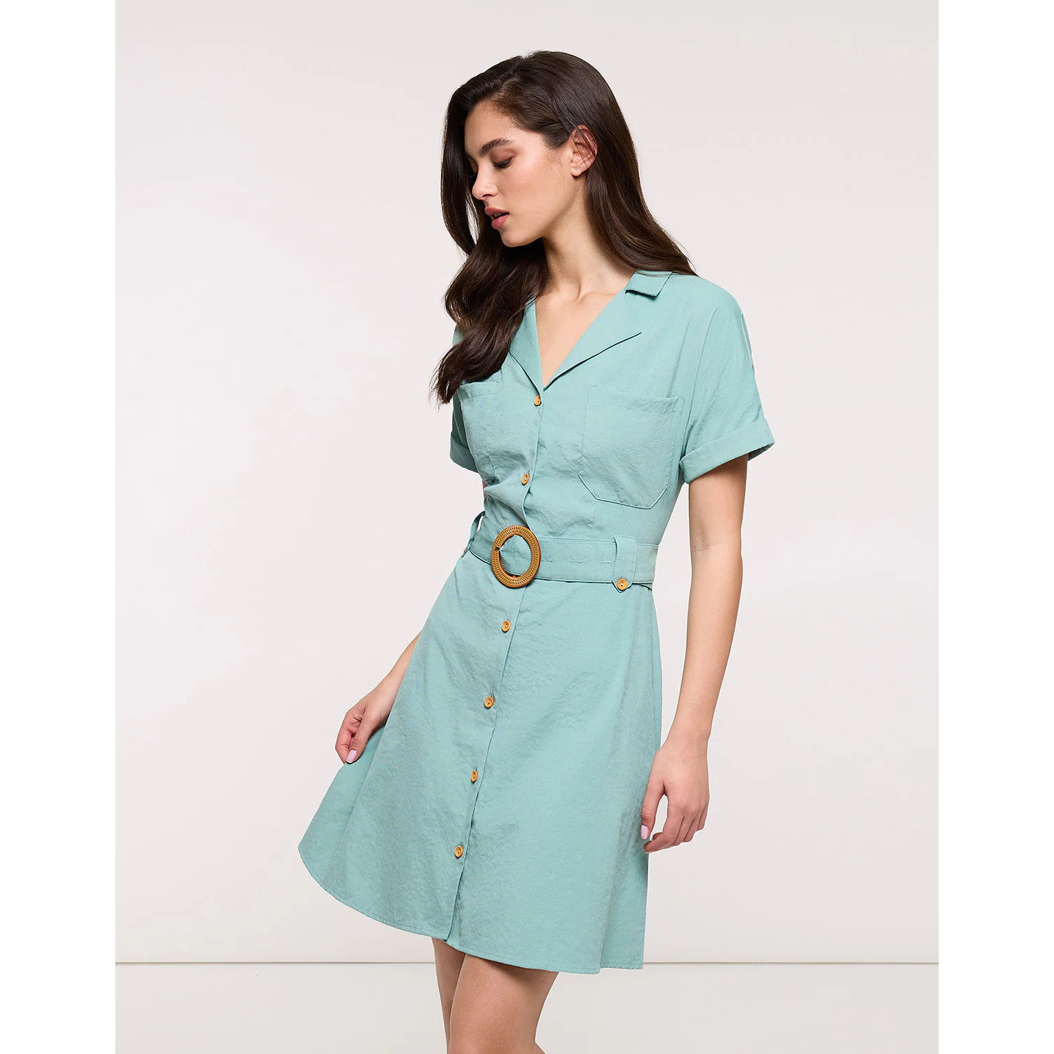 Vestido Corto Turquesa Claro - Ilice II