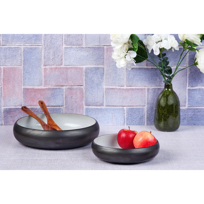 Corbeille à fruit GOURMET Ø22cm et Ø30cm - 2 pièces - Onyx
