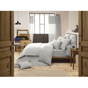 Pack housse de couette "Gaïa" "Gaze de Coton" 3 Pièces - Gaïa Nuage
