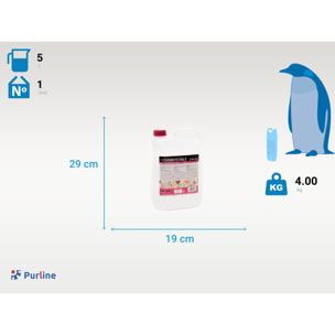 Combustible Etanol de origen natural aroma neutro  garrafa LIQ-20N 5L PURLINE  W