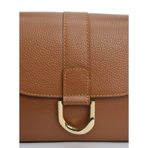 Borsa a tracolla Anna Luchini Cammello