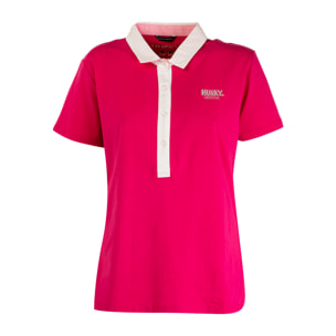 HUSKY polo donna fuchsia purple