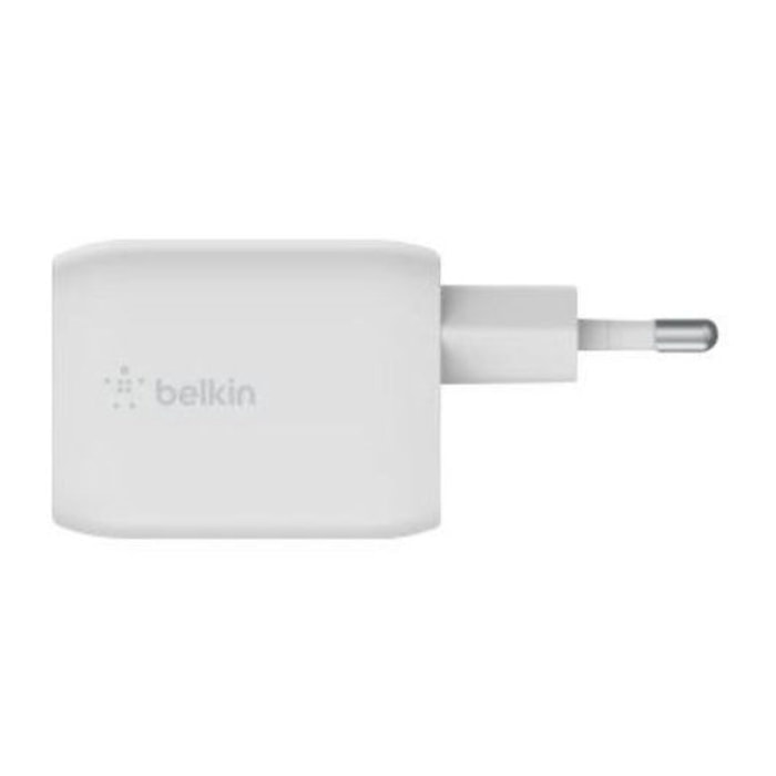 Chargeur BELKIN USB C x2 65W GaN PPS Blanc