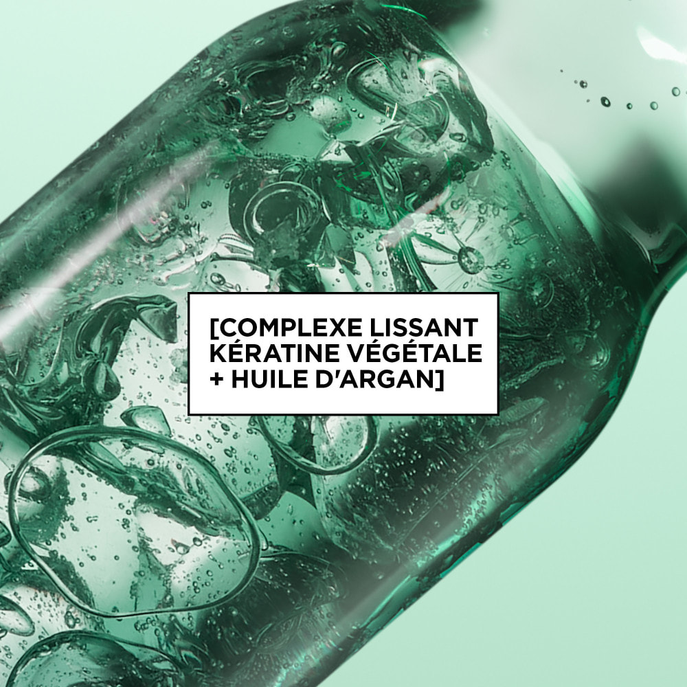 Garnier Fructis Kératine Liss Routine Shampooing, Masque et Spray lissant enrichie en kératine végétale et huile d'argan