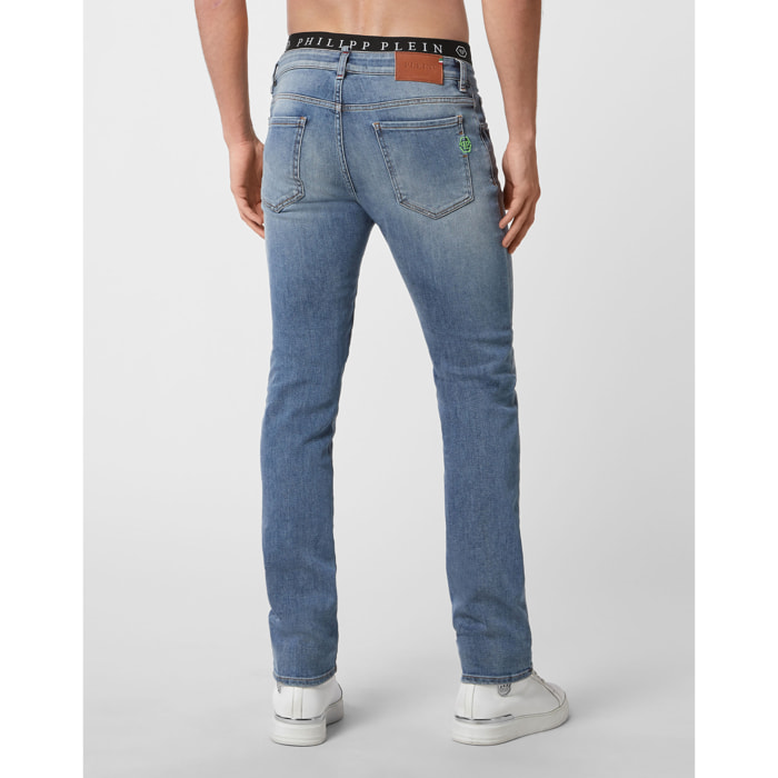 PHILIPP PLEIN Vaqueros Straight Fit HEXAGON