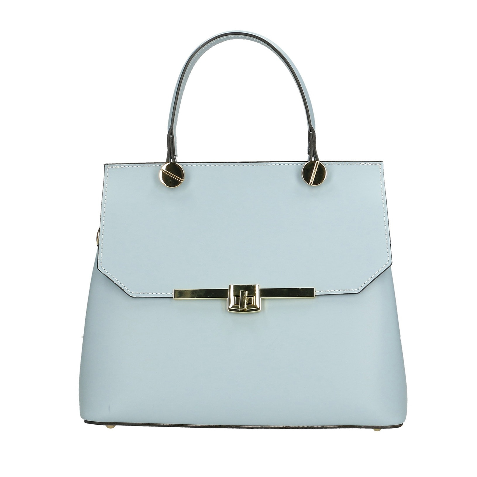 Borsa a mano da donna Made in Italy - Modello Lunaria - 100% pelle - 27.0 x 23.0 x 12.0 cm