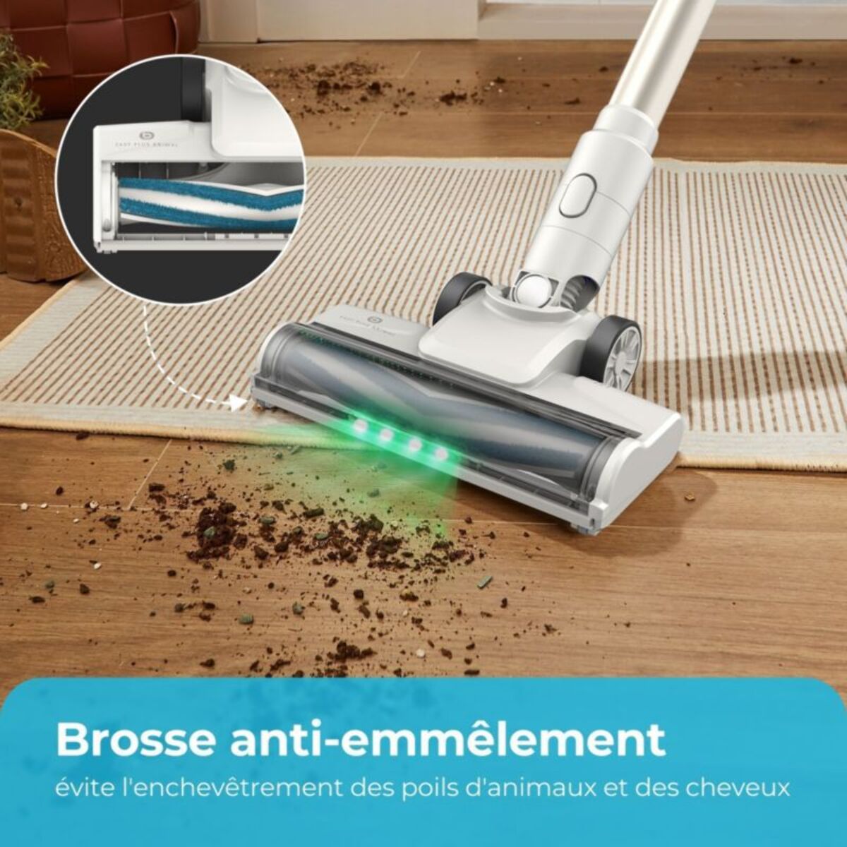 Aspirateur balai ESSENTIELB EVCSK200 Easy plus animal