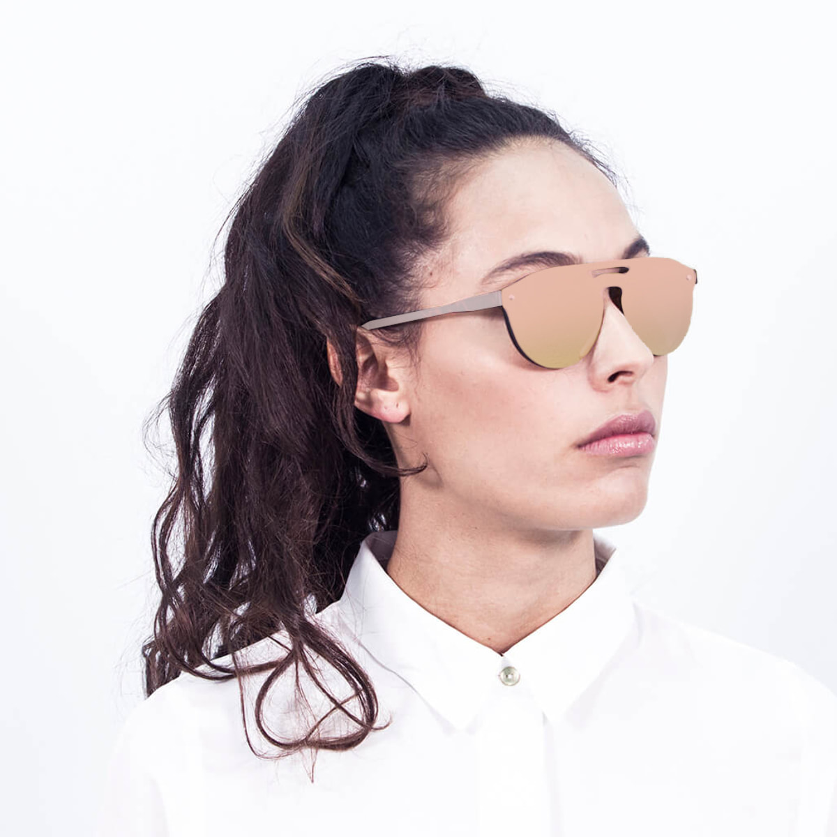 Gafas de sol PALO ALTO WILLIAMSBURG - Gris y rosa / Plana