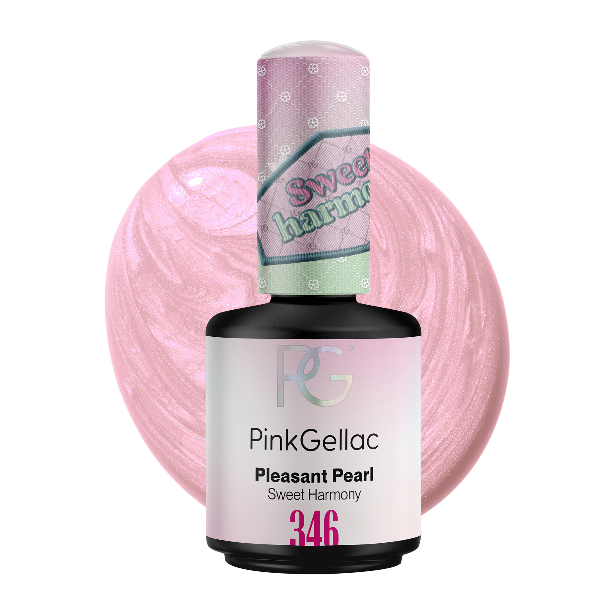 Vernis semi-permanent - 346 Pleasant Pearl - 15 ml