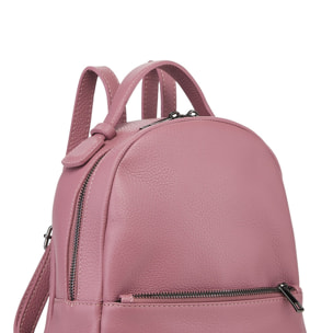 Borse Donna colore Rosa-in pelle Made in Italy 33x28x14cm