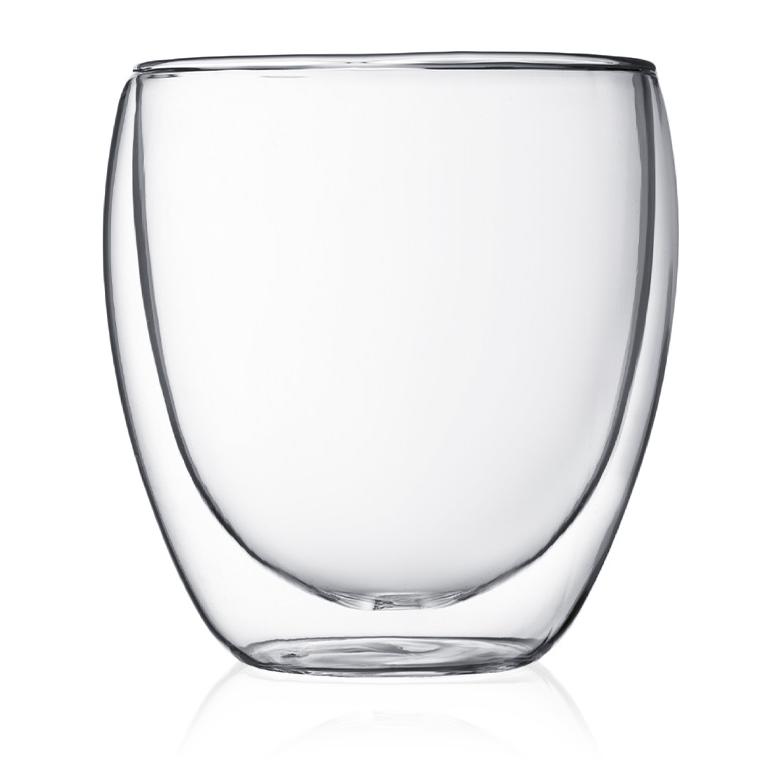 PAVINA: Set 2 verres, double paroi, 0.25 l 0.25 L