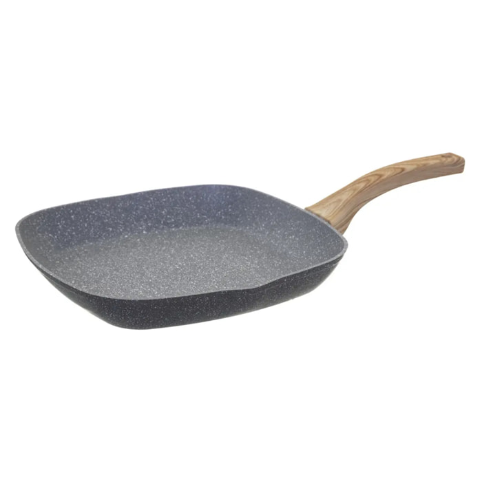 Grill aluminium forgé "Nature" 28cm