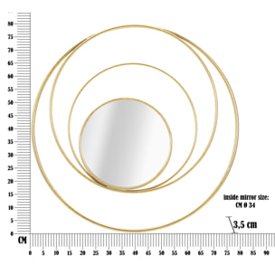 SPECCHIO ARC GLAM CM Ø 80X3,5