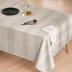 Nappe imprimée anti-taches SANSA NATURAL