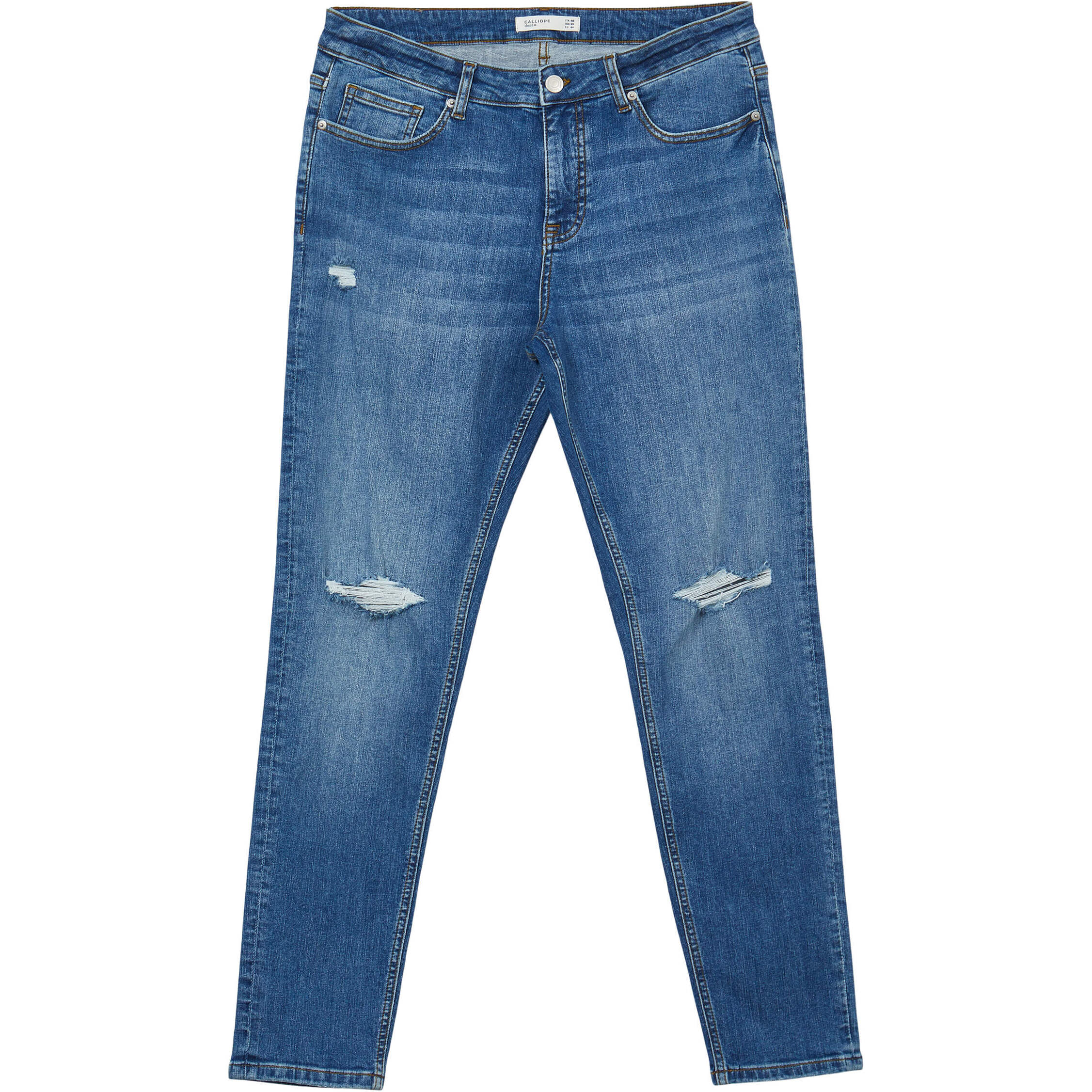 Jeans skinny con strappi