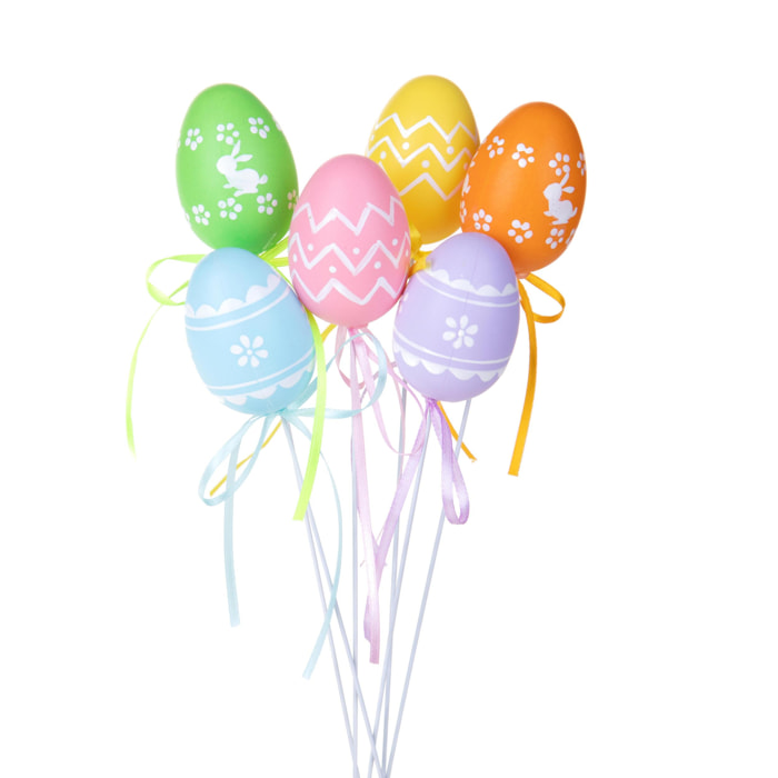 Uova pick assortite conf da 6pz - Pezzi 4 - Colore: Assortite - Bianchi Dino